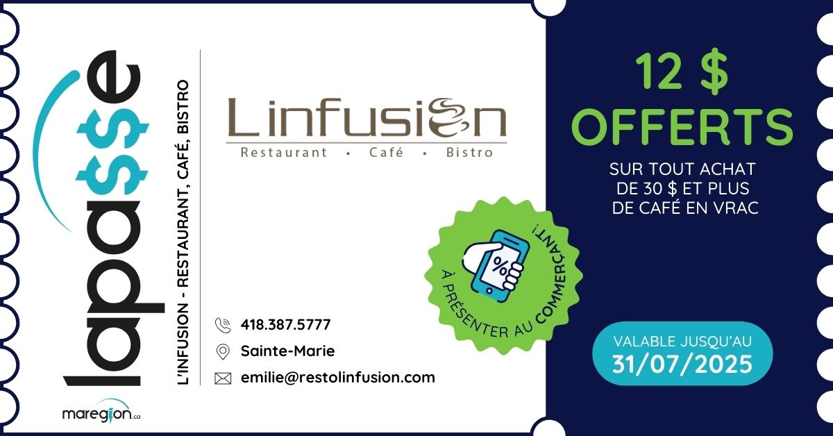 rabais l infusion restaurant cafe bistro